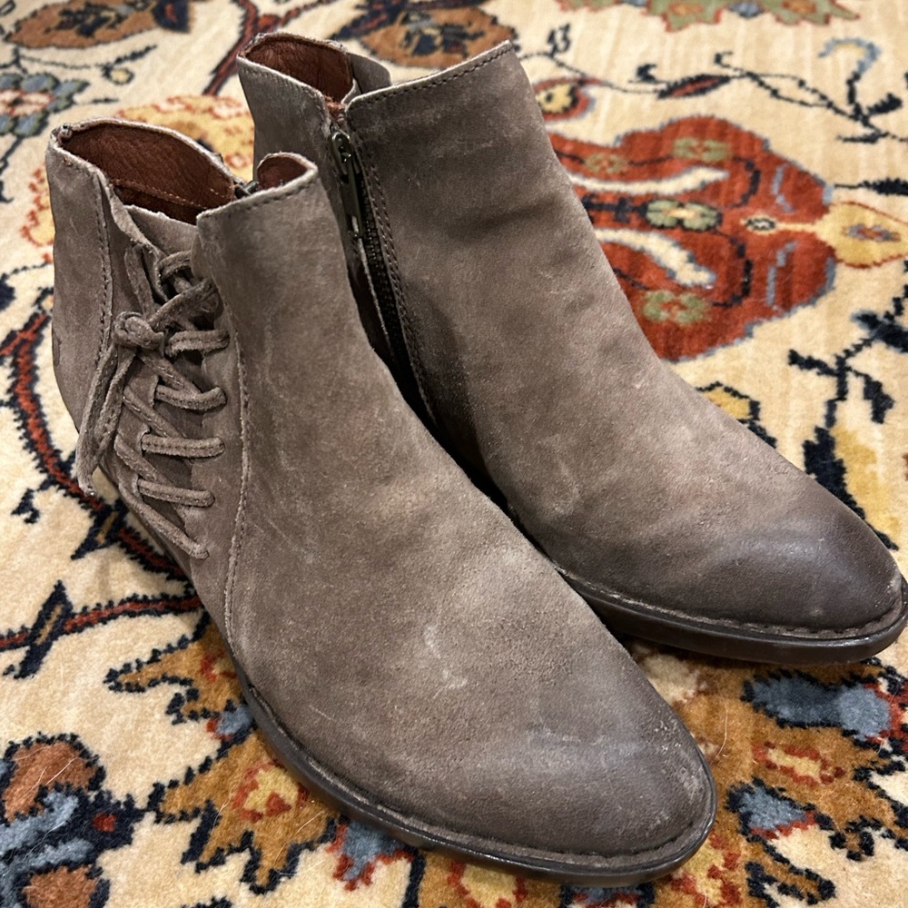 6.5 leather fall bootie